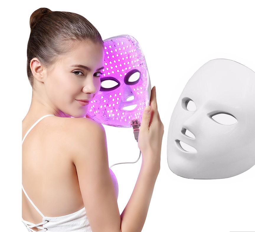 Led Facial beauty instrument 7color Withlogo