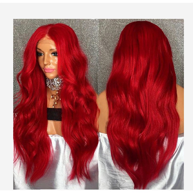 Chemical fiber front lace wig