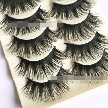 false-eyelashes-thick-cross-section-five-pairs-of-eyelashes