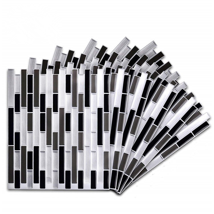 Striped 3d stereo wall sticker