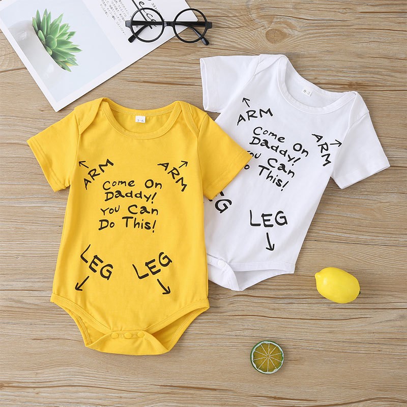 baby-short-sleeved-romper-casual-european-and-american-fashion-newborn-new-one-piece