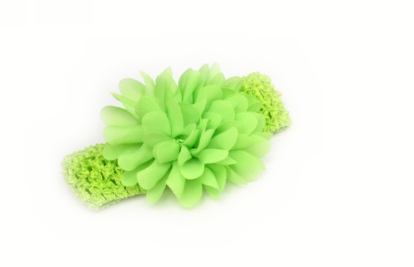 Korean super flower children headdress ornaments wedding flower girl dress accessories factory Light green B