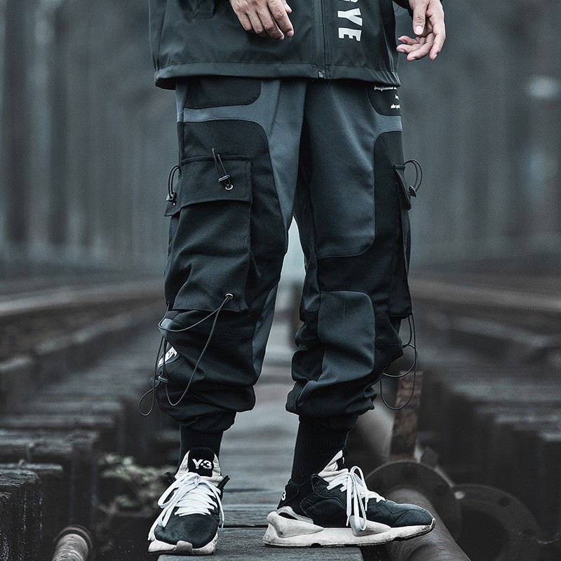 fashion-trend-functional-wind-overalls-men-s-black-tide-brand-student-harem-pants