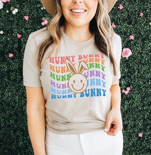 Hunny Bunny T-shirt 3XL HEATHER NAVY 